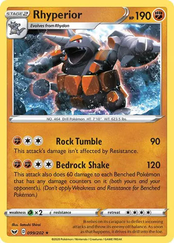 Sword & Shield Base set 099/202 Rhyperior