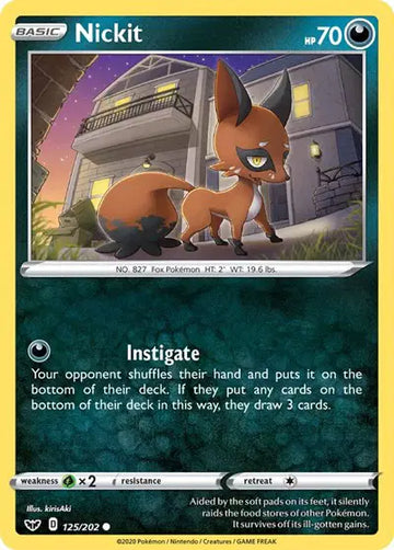 Sword & Shield Base set 125/202 Nickit