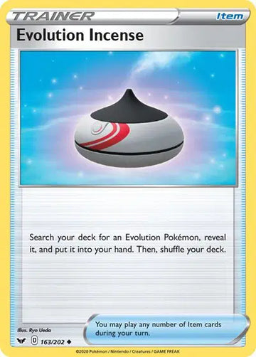 Sword & Shield Base set 163/202 Evolution Incense
