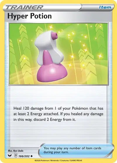Sword & Shield Base set 166/202 Hyper Potion