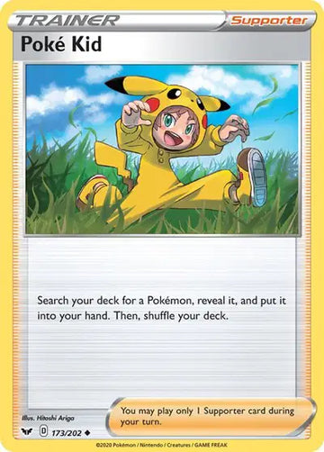 Sword & Shield Base set 173/202 Poke Kid