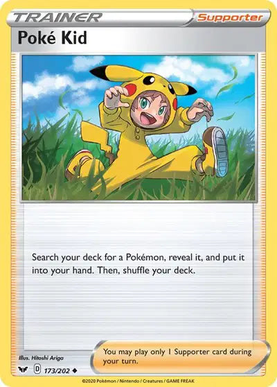 Sword & Shield Base set 173/202 Poke Kid