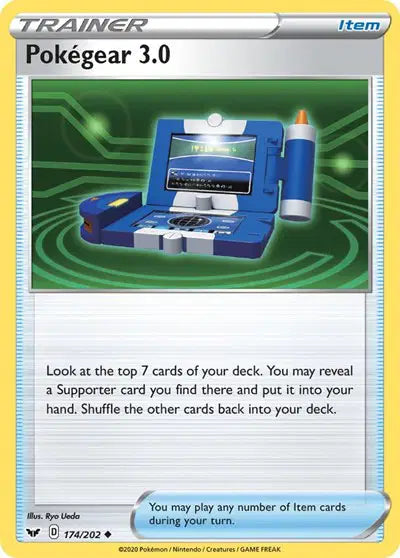 Sword & Shield Base set 174/202 Pokegear 3.0