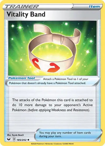 Sword & Shield Base set 185/202 Vitality Band