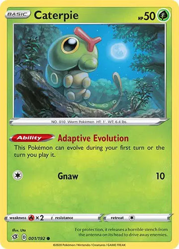 Rebel Clash 001/192 Caterpie