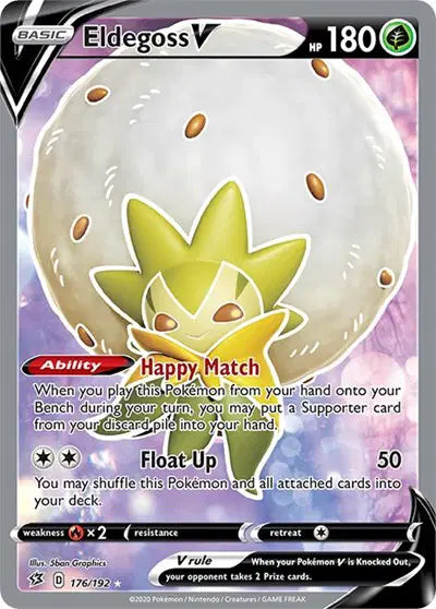 Sword & Shield Rebel Clash  176/192 Eldegoss V (Full Art)