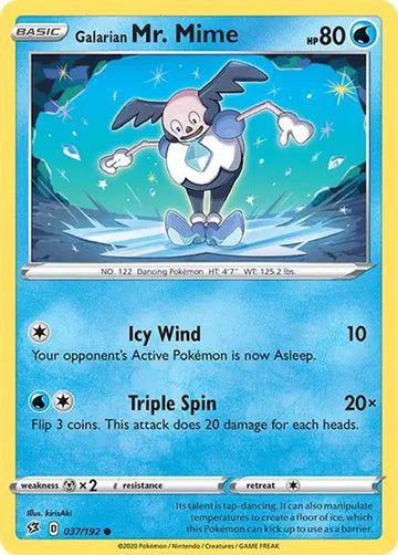 REBEL CLASH 037/192 Galarian Mr. Mime