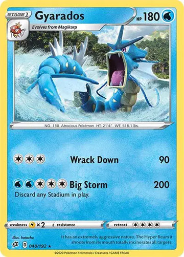 REBEL CLASH 040/192 Gyarados