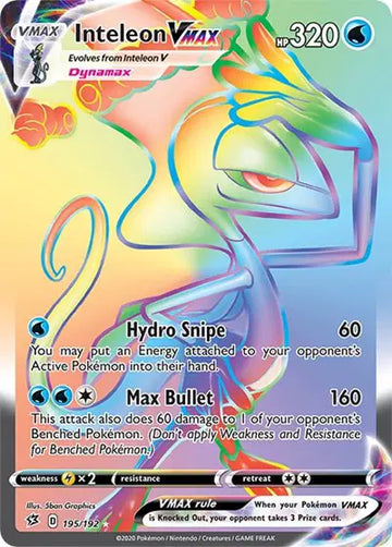 REBEL CLASH  195/192 Inteleon VMAX (Secret)
