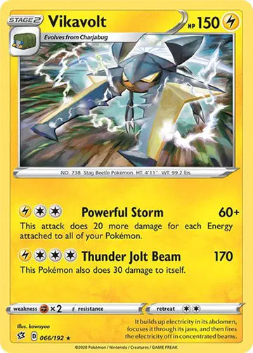 Sword & Shield Rebel Clash  066/192 Vikavolt