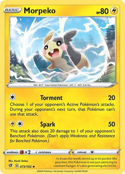 Sword & Shield Rebel Clash 073/192 Morpeko