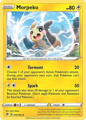 Sword & Shield Rebel Clash 073/192 Morpeko