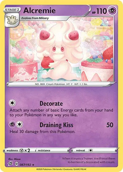 Sword & Shield Rebel Clash 087/192 Alcremie