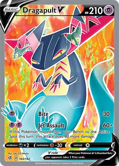 Rebel Clash 183/192 Dragapult V (Full Art)