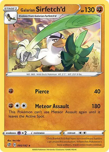 Rebel Clash 095/192 Galarian Sirfetch'd