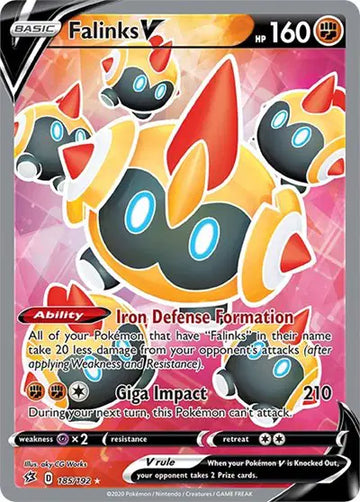 REBEL CLASH 185/192 Falinks V (Full Art)