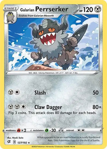 REBEL CLASH 127/192 Galarian Perrserker