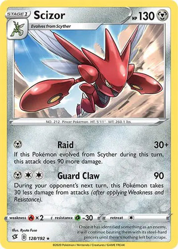 Sword & Shield Rebel Clash 128/192 Scizor