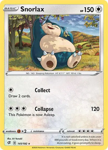 REBEL CLASH 141/192 Snorlax