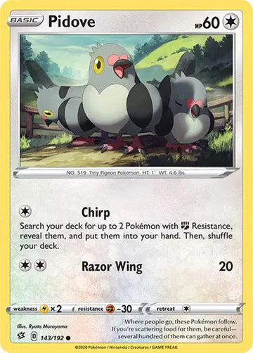 REBEL CLASH 143/192 Pidove