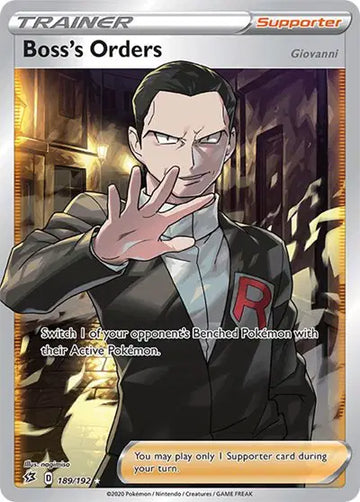 Rebel Clash 189/192 Boss's Orders (Full Art)