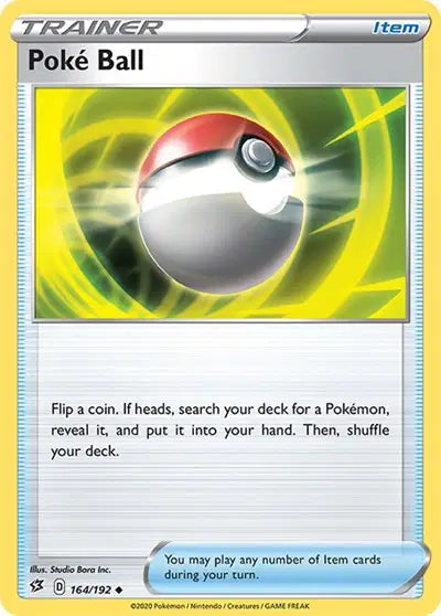 Sword & Shield Rebel Clash 164/192 Poke Ball
