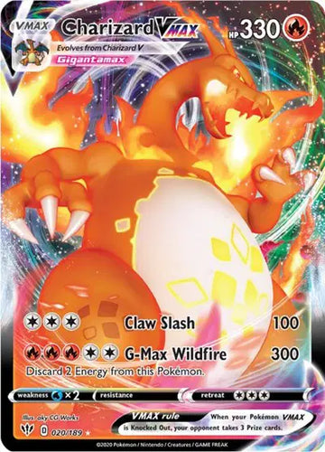 Sword & Shield Darkness Ablaze 020/189 Charizard VMAX