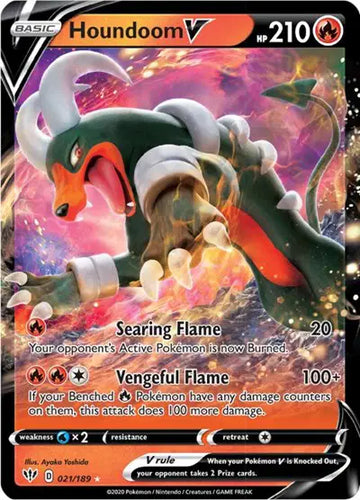 Sword & Shield Darkness Ablaze 021/189 Houndoom V