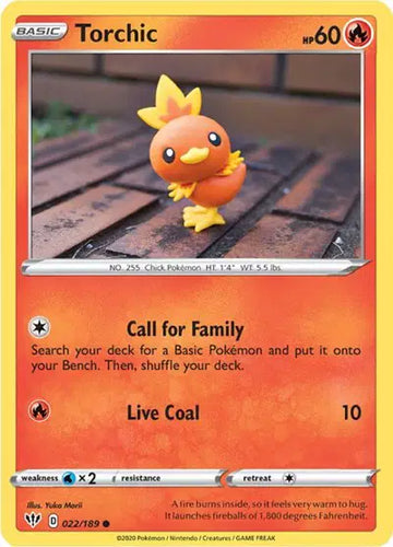 Sword & Shield Darkness Ablaze 022/189 Torchic