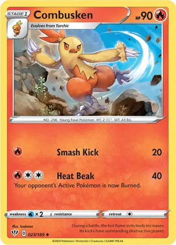 Sword & Shield Darkness Ablaze 023/189 Combusken