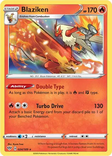 Sword & Shield Darkness Ablaze 024/189 Blaziken