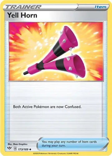 Sword & Shield Darkness Ablaze  173/189 Yell Horn