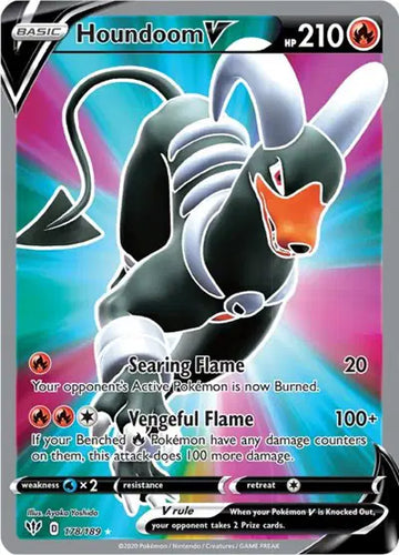 Sword & Shield Darkness Ablaze 178/189 Houndoom V (Full Art)
