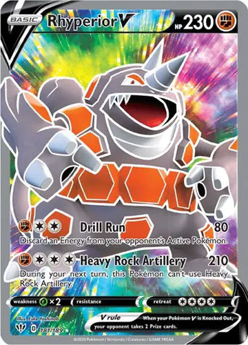 Sword & Shield Darkness Ablaze 181/189 Rhyperior V (Full Art)
