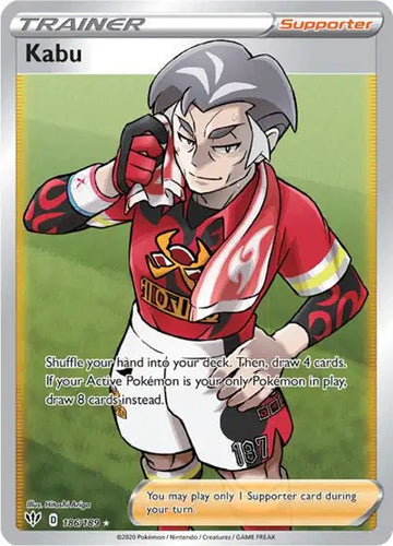 Sword & Shield Darkness Ablaze 186/189 Kabu (Full Art)