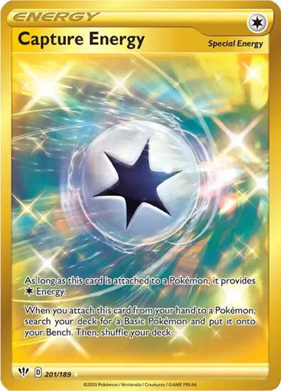 Sword & Shield Darkness Ablaze 201/189 Capture Energy (Secret)