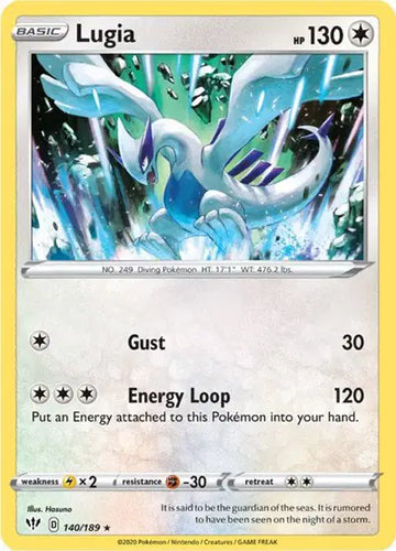 Sword & Shield Darkness Ablaze 140/189 Lugia