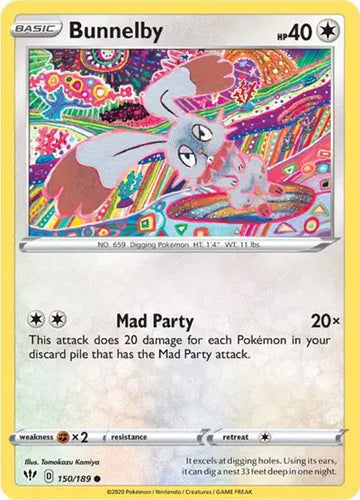 Sword & Shield Darkness Ablaze 150/189 Bunnelby