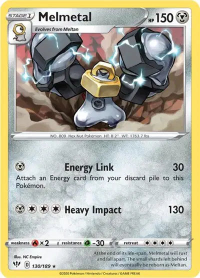 Sword & Shield Darkness Ablaze 130/189 Melmetal