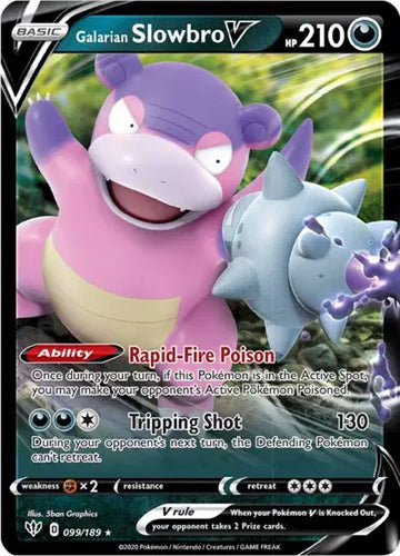 Sword & Shield Darkness Ablaze 099/189 Galarian Slowbro V