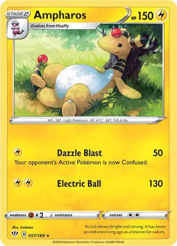 Sword & Shield Darkness Ablaze 057/189 Ampharos