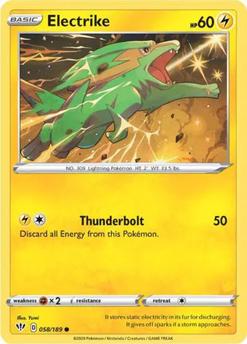 Sword & Shield Darkness Ablaze  058/189 Electrike