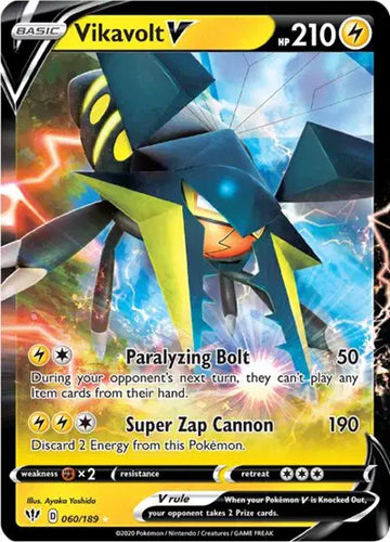 Sword & Shield Darkness Ablaze 060/189 Vikavolt V
