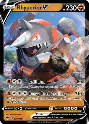 Sword & Shield Darkness Ablaze 095/189 Rhyperior V
