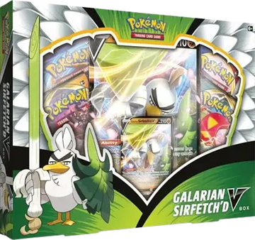 Sword & Shield Darkness Ablaze Galarian Sirfetch'd V Box