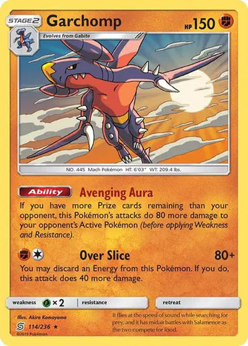Sun & Moon Unified Minds 114/236 Garchomp (SM Unified Minds)