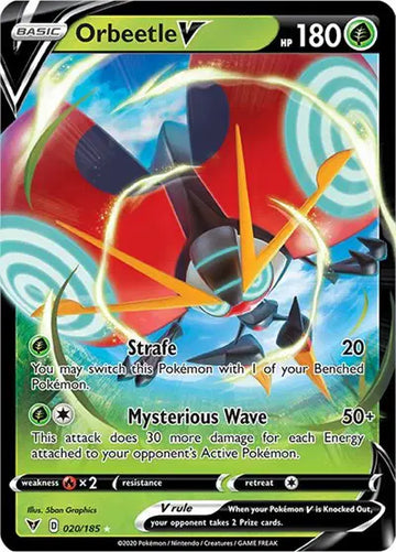 Sword & Shield Vivid Voltage 020/185 Orbeetle V