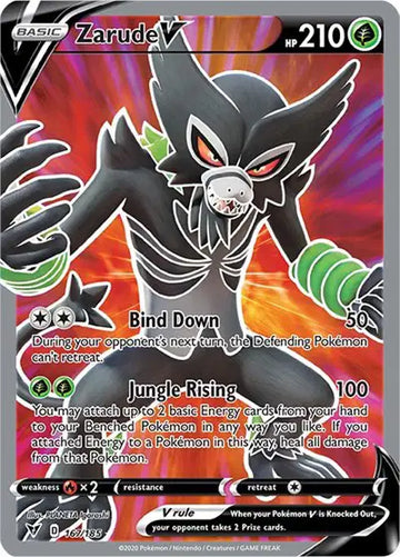 Sword & Shield Vivid Voltage 167/185 Zarude V (Full Art)