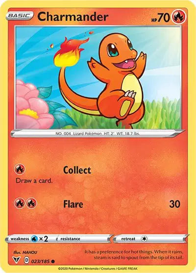 Sword & Shield Vivid Voltage 023/185 Charmander