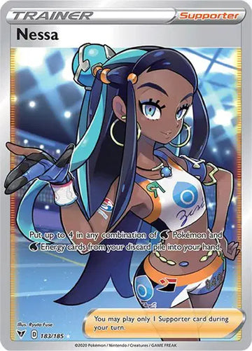 Sword & Shield Vivid Voltage 183/185 Nessa (Full Art)